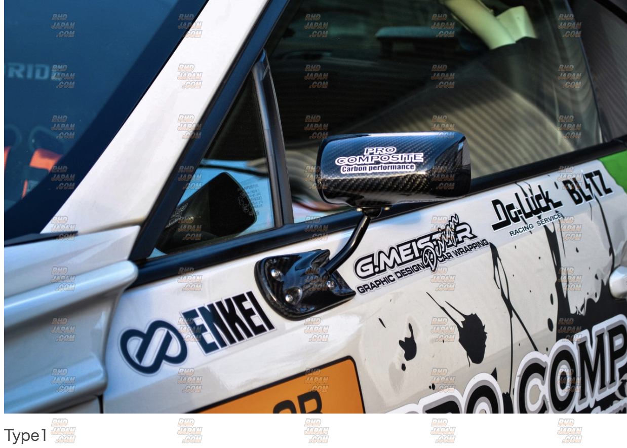 Pro Composite GT Mirror Set Type 2 - 86 ZN6 - RHDJapan